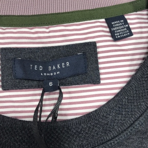 Ted Baker London Tricks Slim Fit Quilted Jersey Sw - Picture 4 of 7